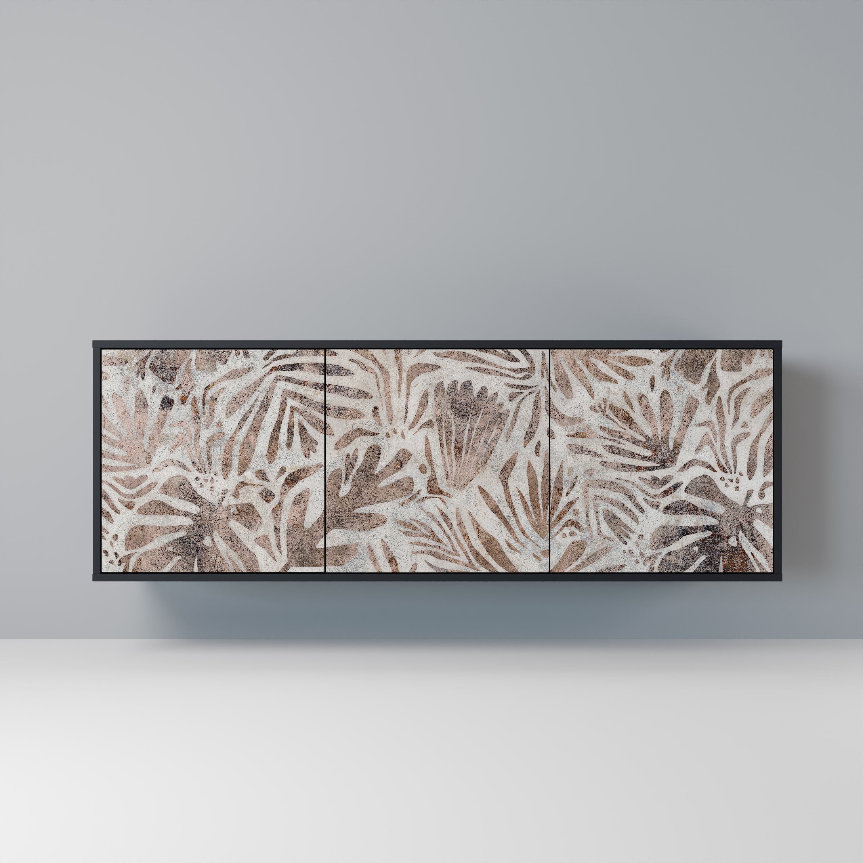 Buffet 3 portes PASSING TIME en finition noire