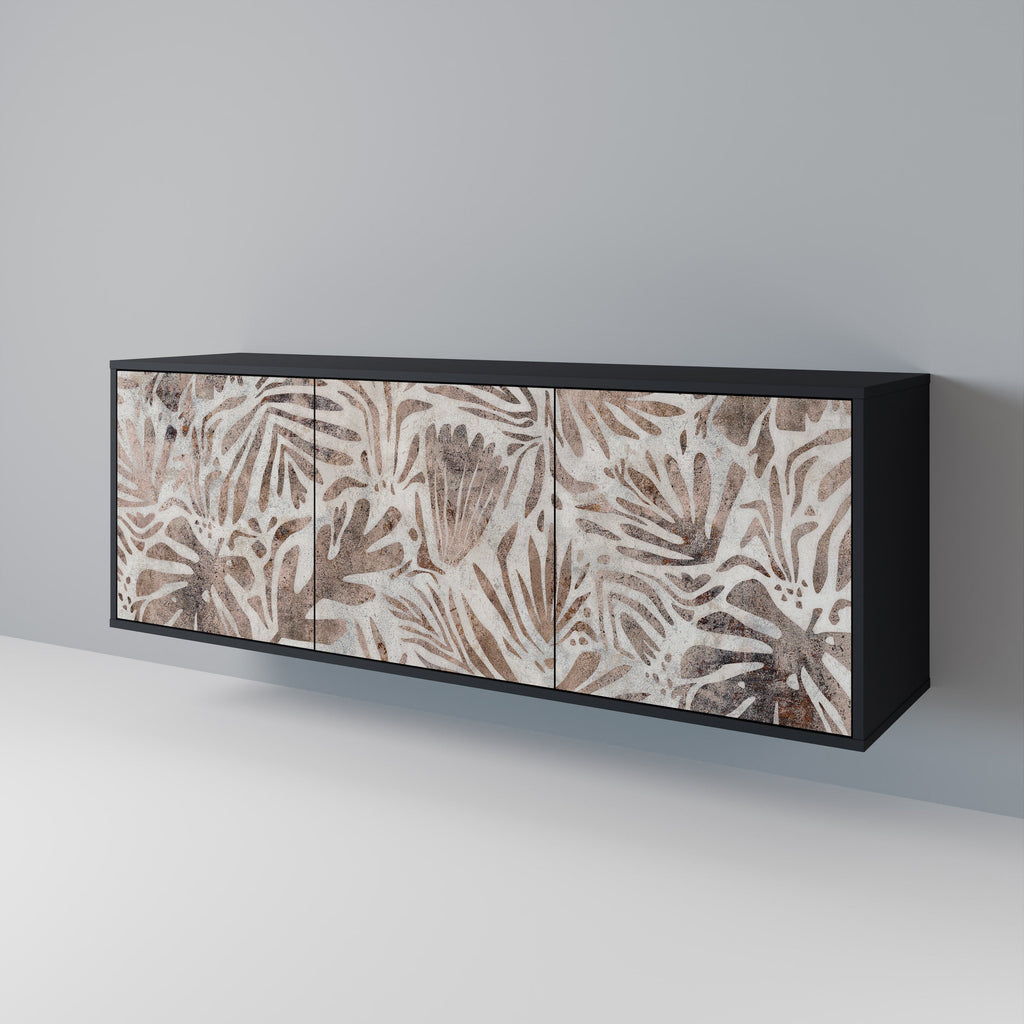 Buffet 3 portes PASSING TIME en finition noire