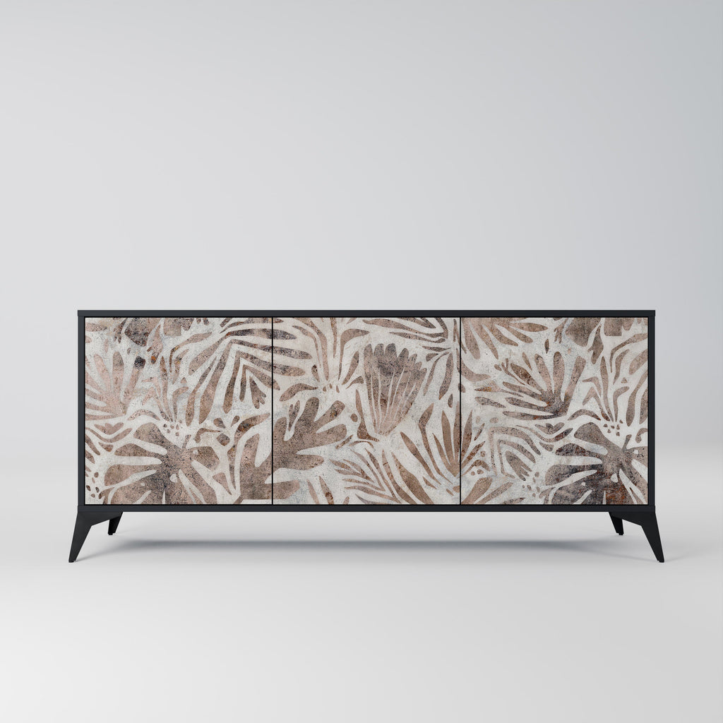 Buffet 3 portes PASSING TIME en finition noire