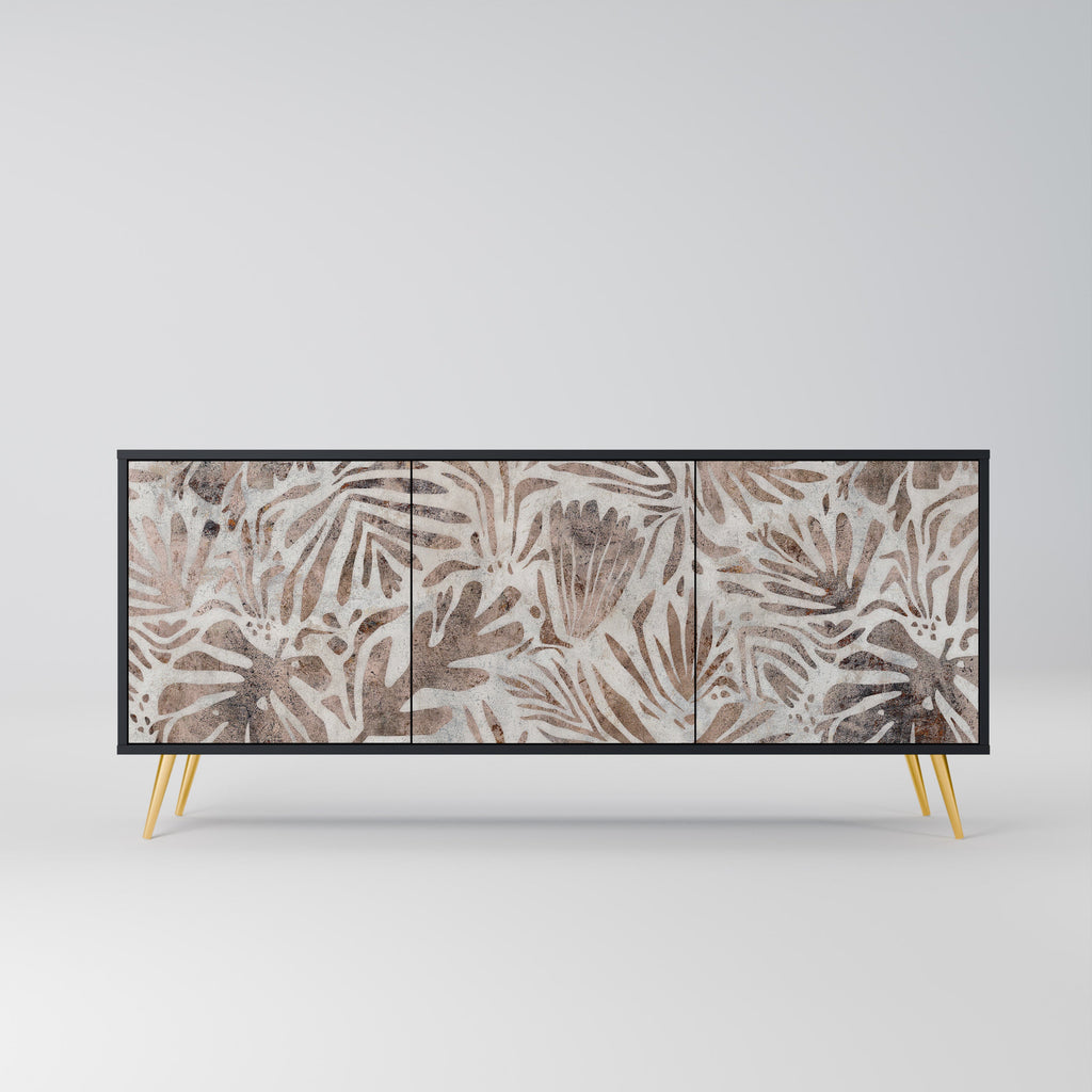 Buffet 3 portes PASSING TIME en finition noire