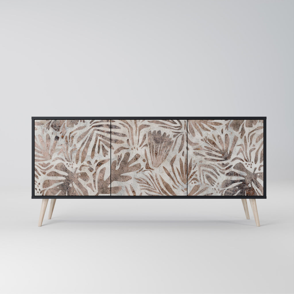 Buffet 3 portes PASSING TIME en finition noire