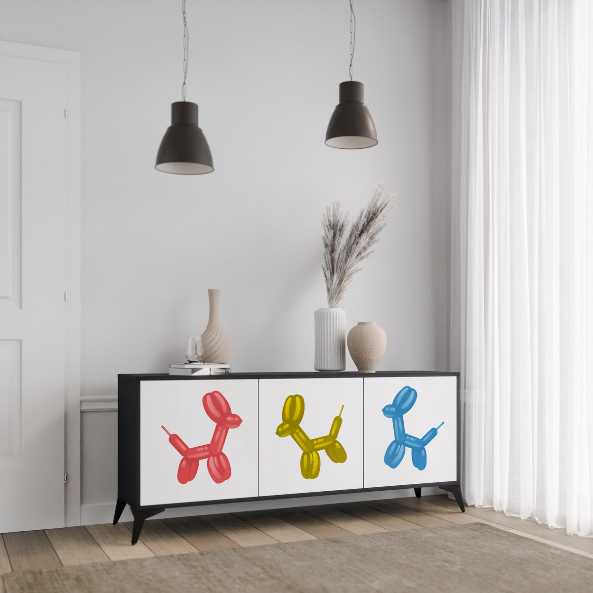 CHILDHOOD MEMORY 3-Door Sideboard