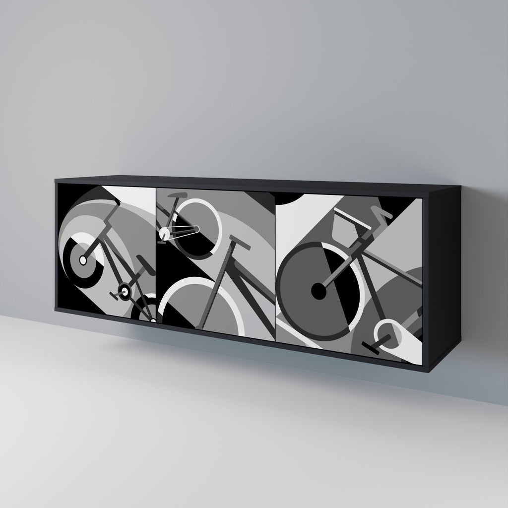 Buffet 3 portes BIKE ENERGY finition noire