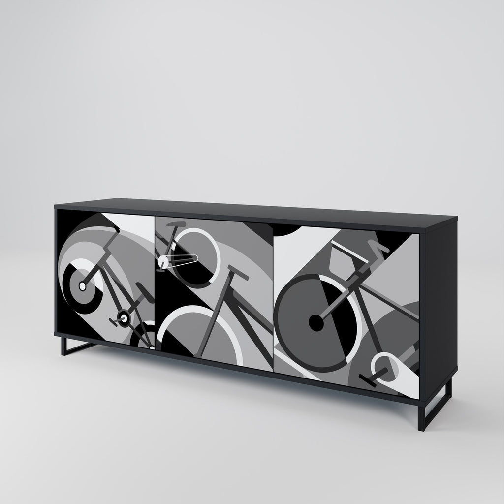 Buffet 3 portes BIKE ENERGY finition noire