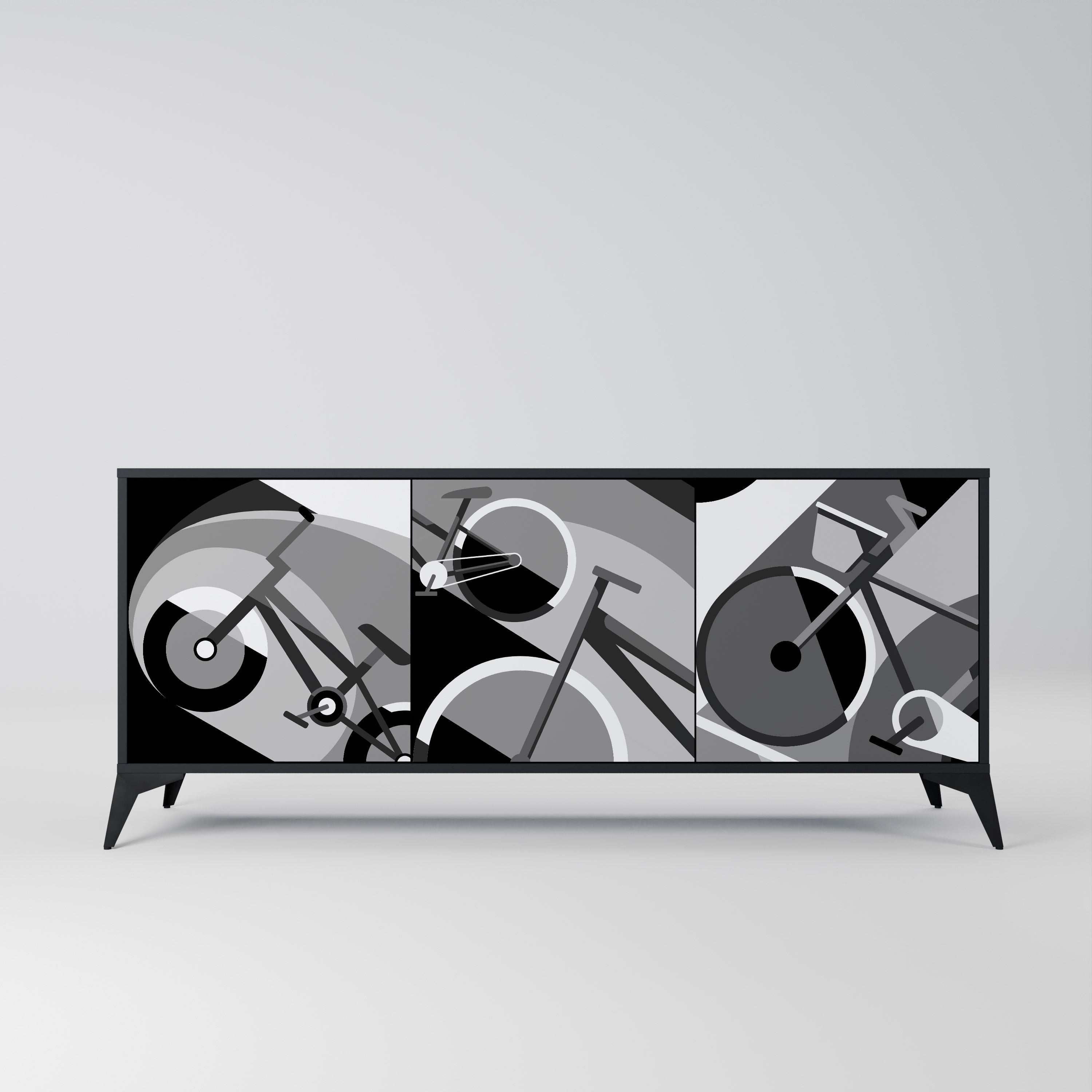 Buffet 3 portes BIKE ENERGY finition noire