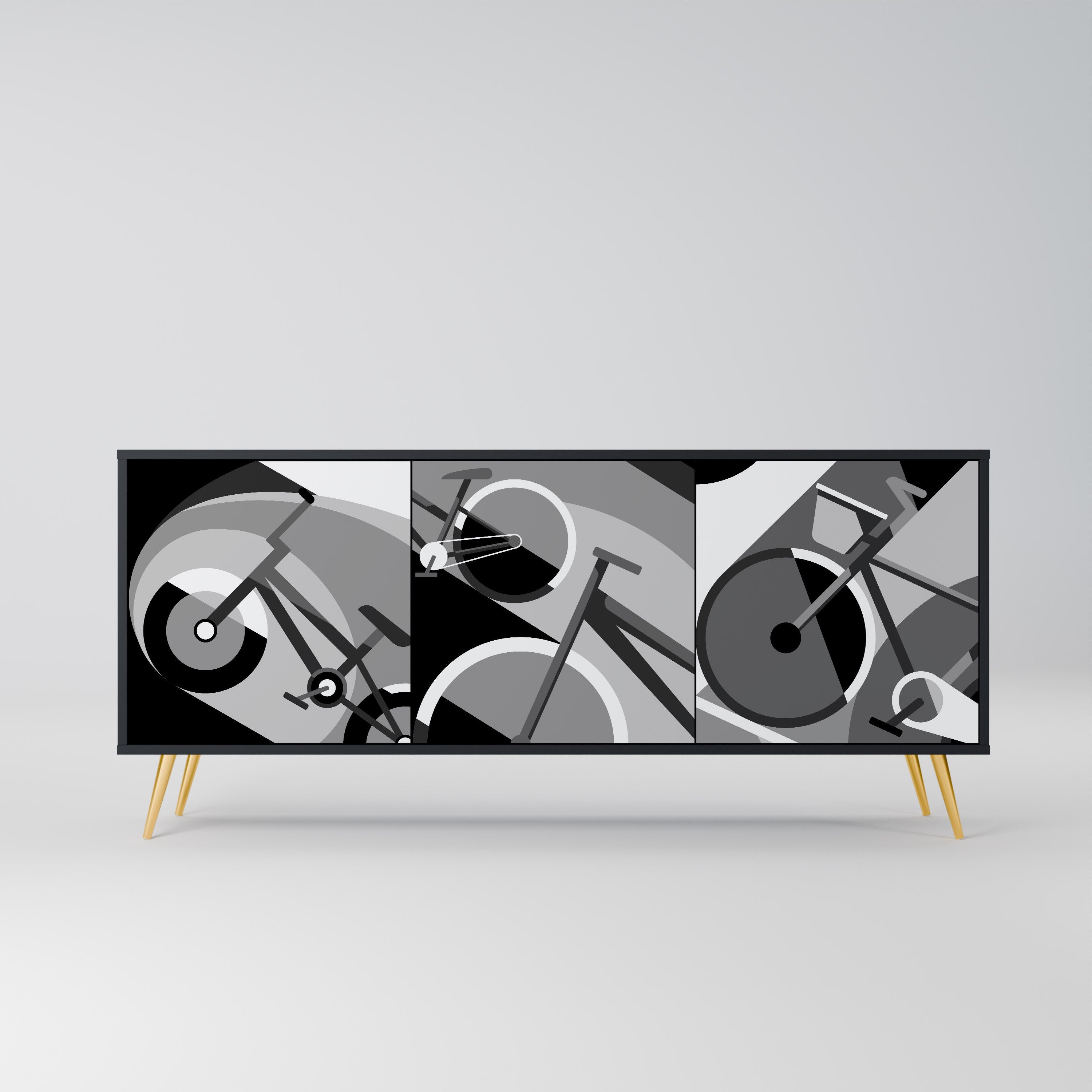 Buffet 3 portes BIKE ENERGY finition noire