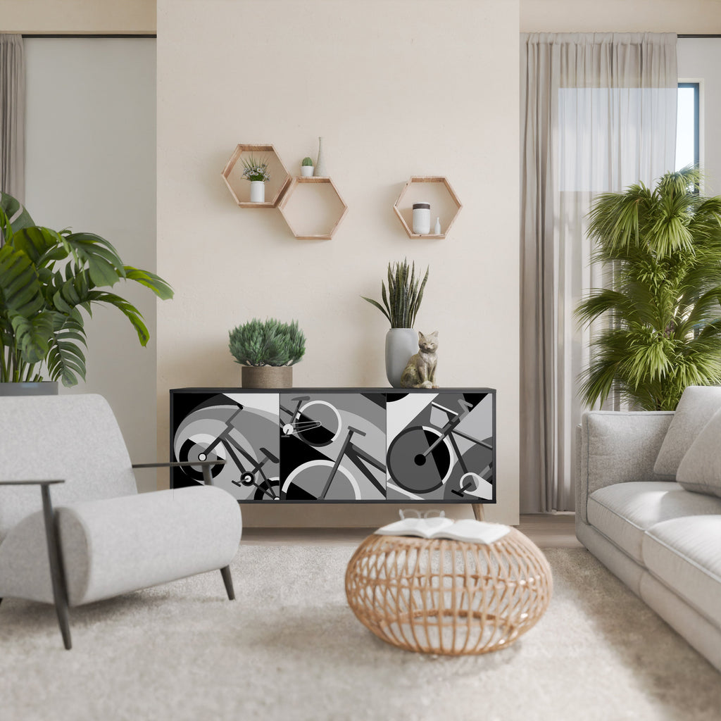 Buffet 3 portes BIKE ENERGY finition noire