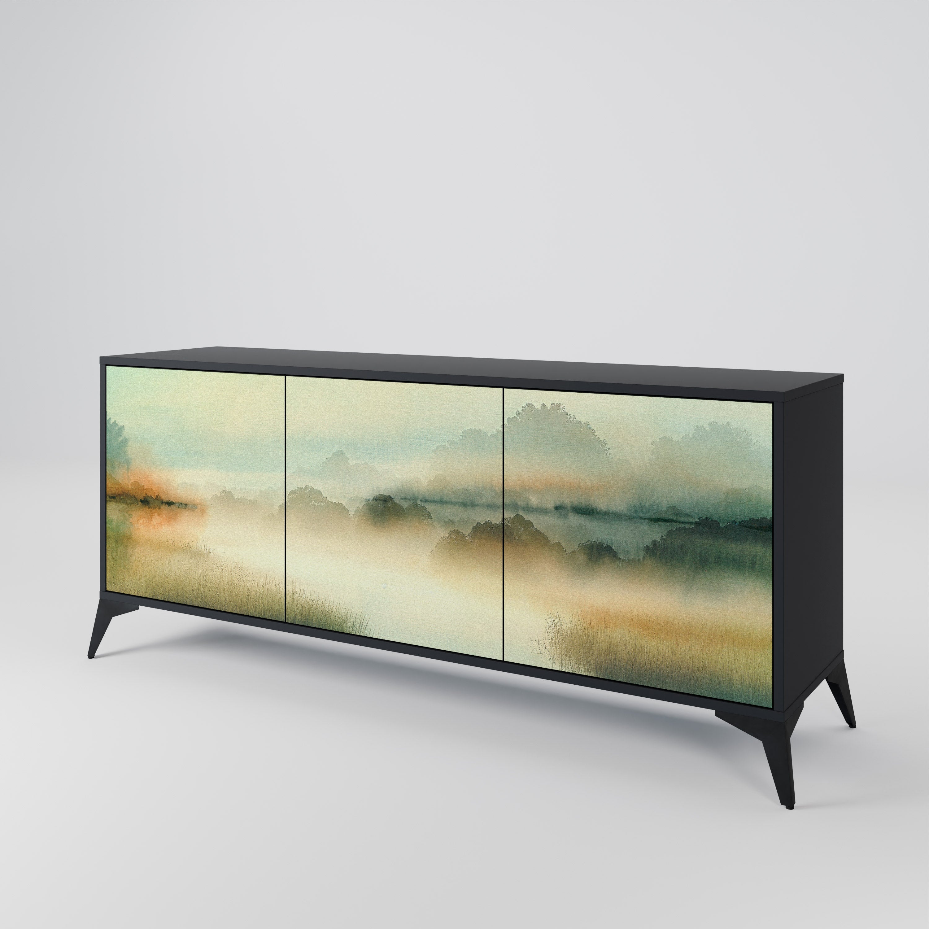 MORNING BY THE LAKE 3-Door Sideboard