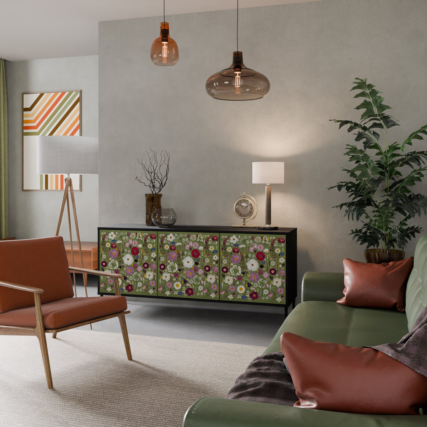 WILD GARDEN 3-Door Sideboard