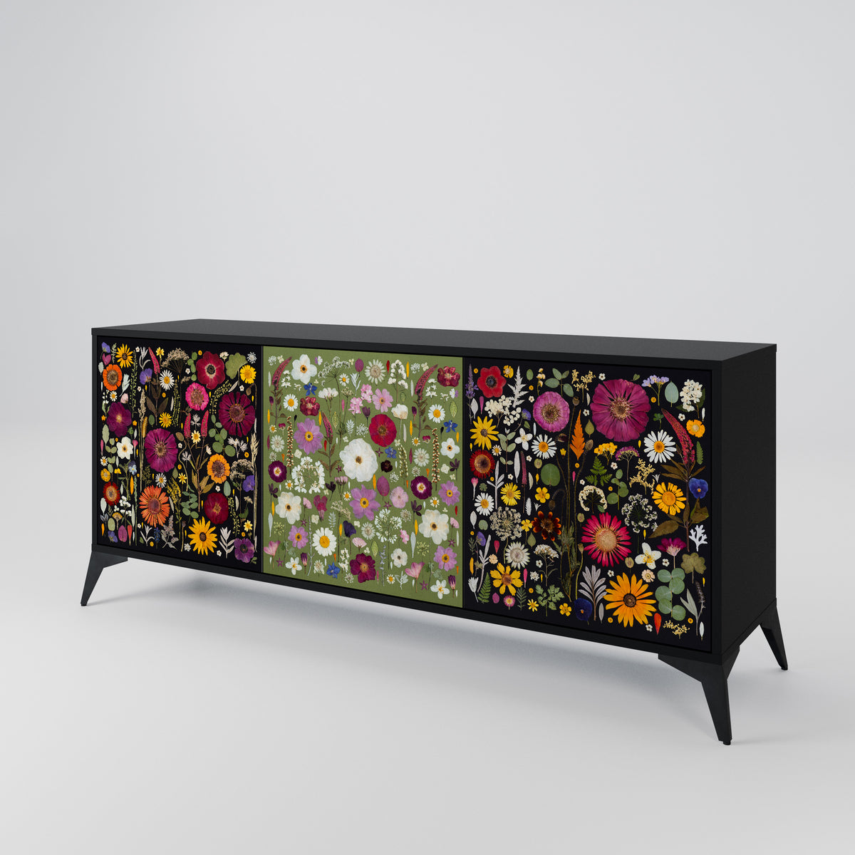 VERDANT GARDEN 3-Door Sideboard