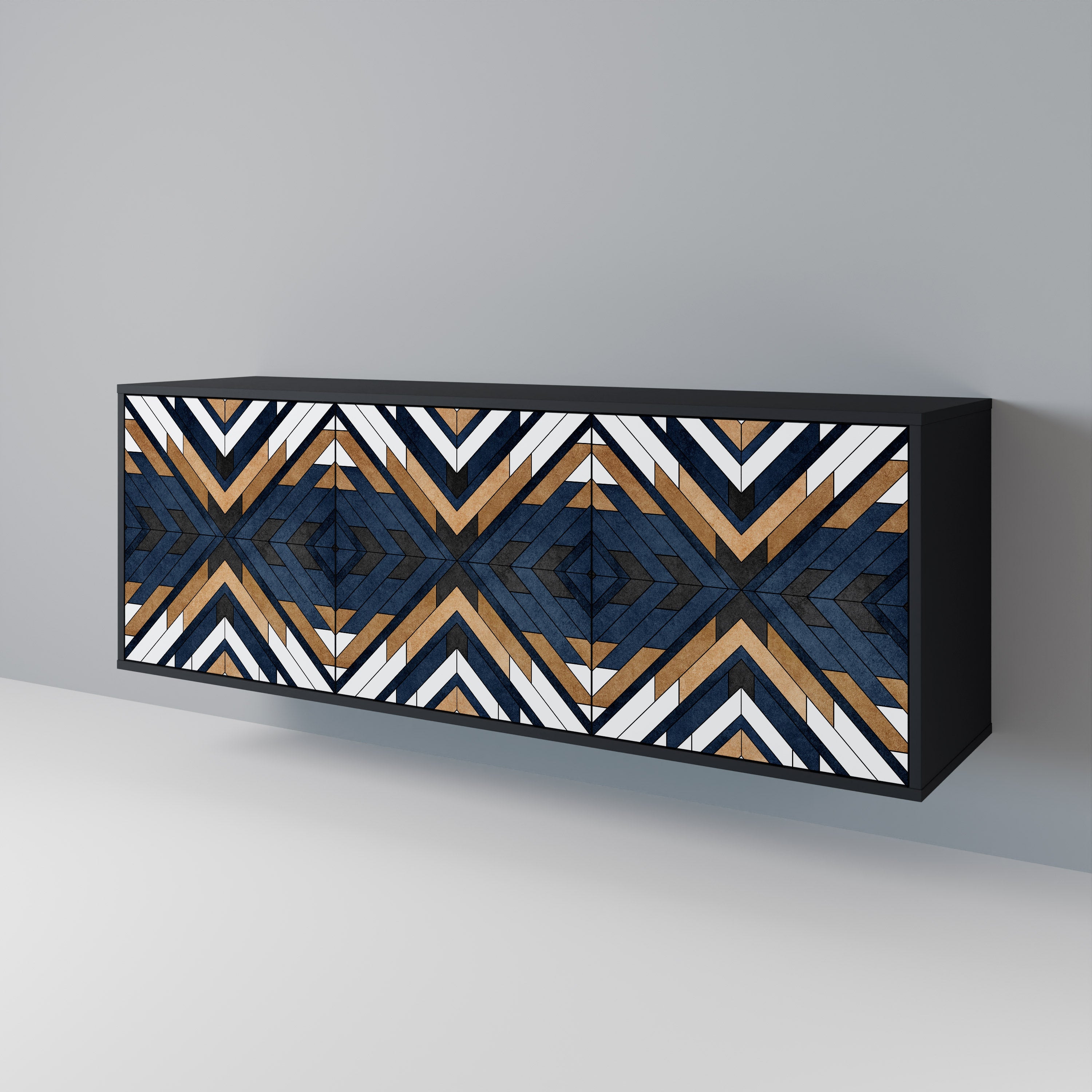 ARTFUL GEOMETRY 3-Door Sideboard