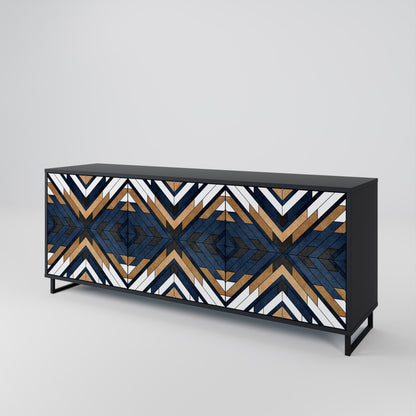 ARTFUL GEOMETRY 3-Door Sideboard