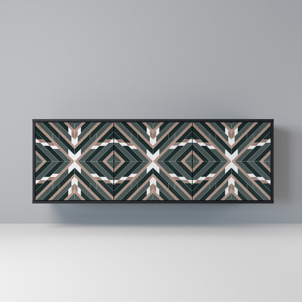 Buffet 3 portes DIMENSION DELIGHTS en finition noire