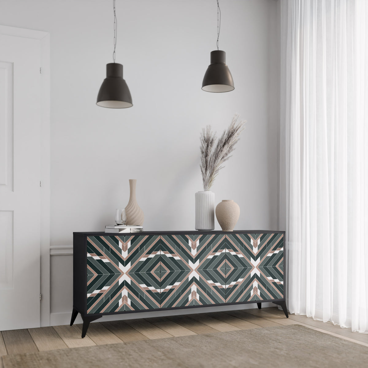 DIMENSION DELIGHTS 3-Door Sideboard