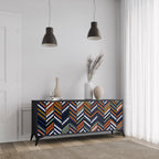 VIBRANT PATCHWORK 3-Door Sideboard