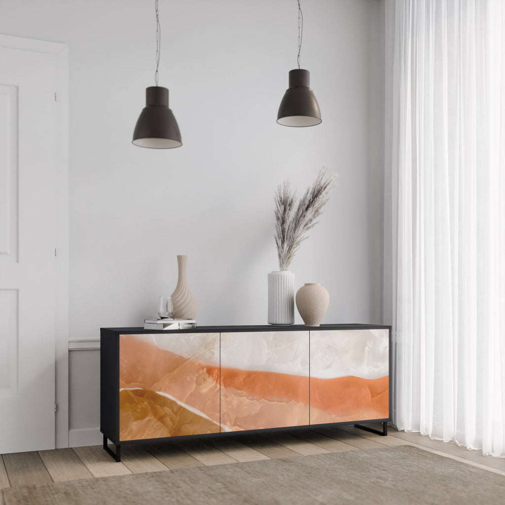 Buffet 3 portes SANDHILLS SPLENDOUR finition noire