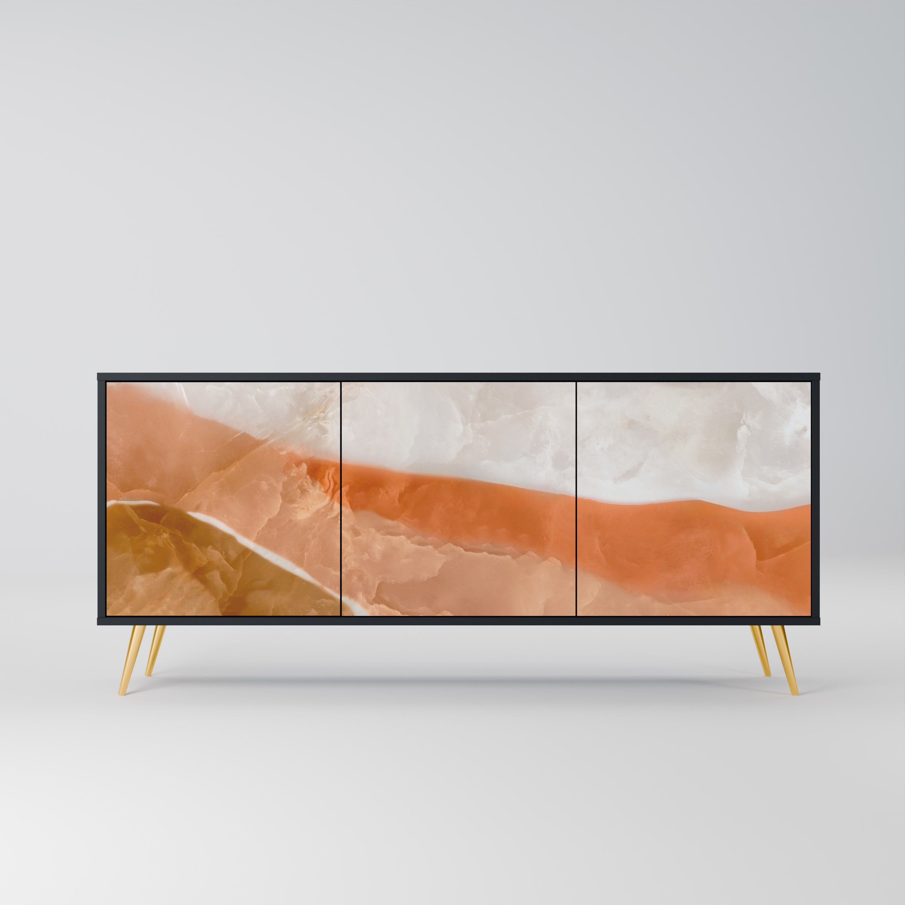 Buffet 3 portes SANDHILLS SPLENDOUR finition noire