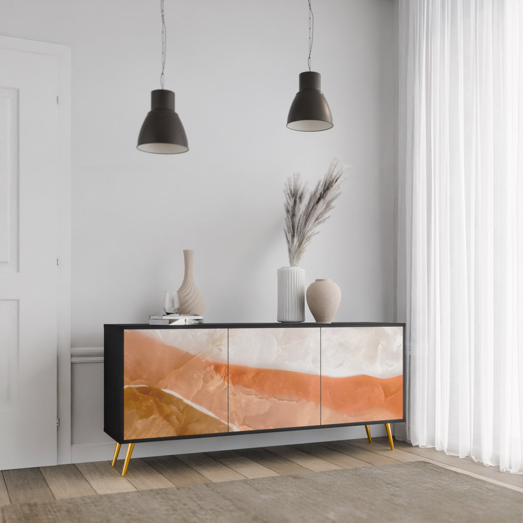 Buffet 3 portes SANDHILLS SPLENDOUR finition noire