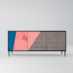 GLAMOROUS STRIPE 3-Door Sideboard
