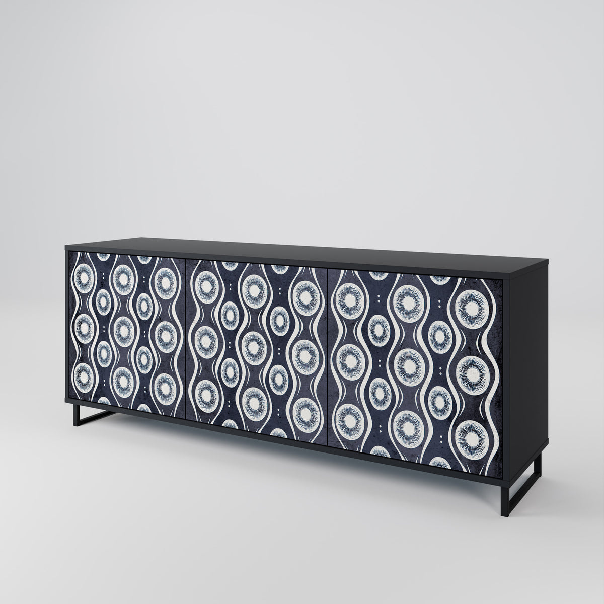 GRAPHITE EYES 3-Door Sideboard
