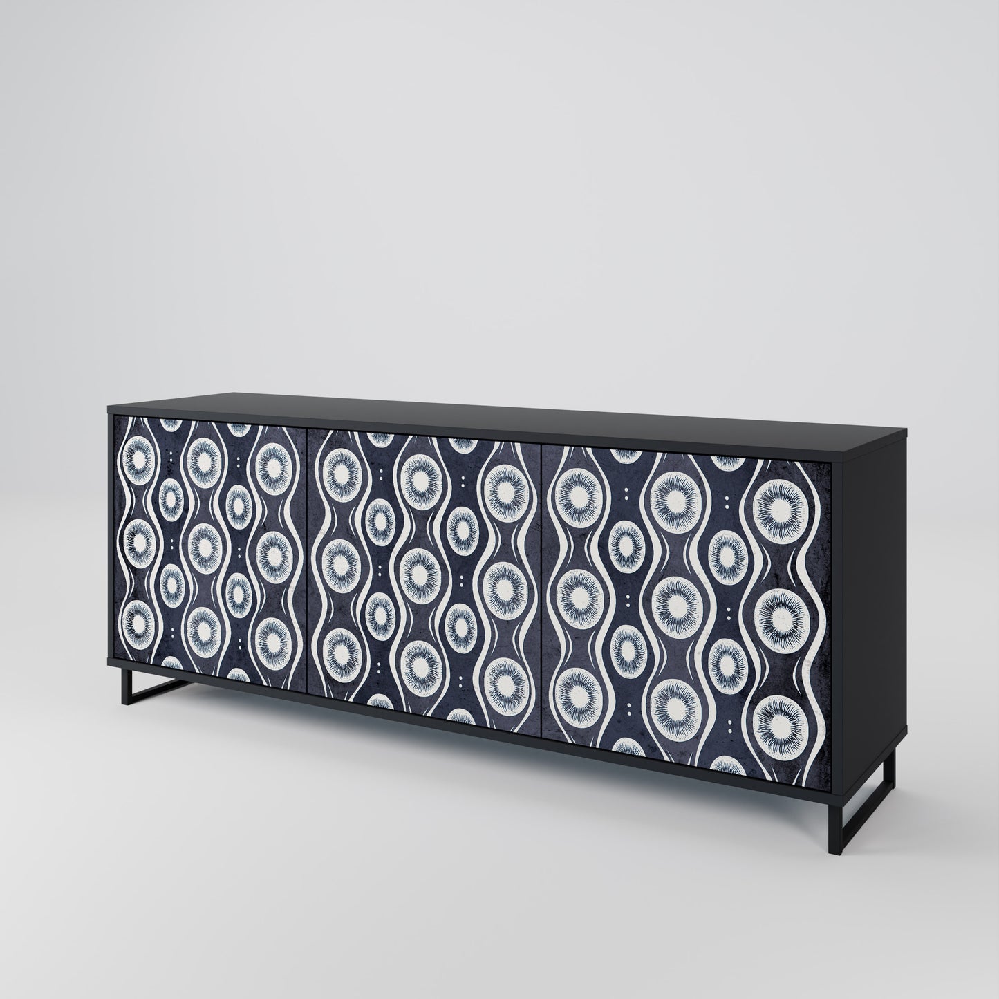 GRAPHITE EYES 3-Door Sideboard