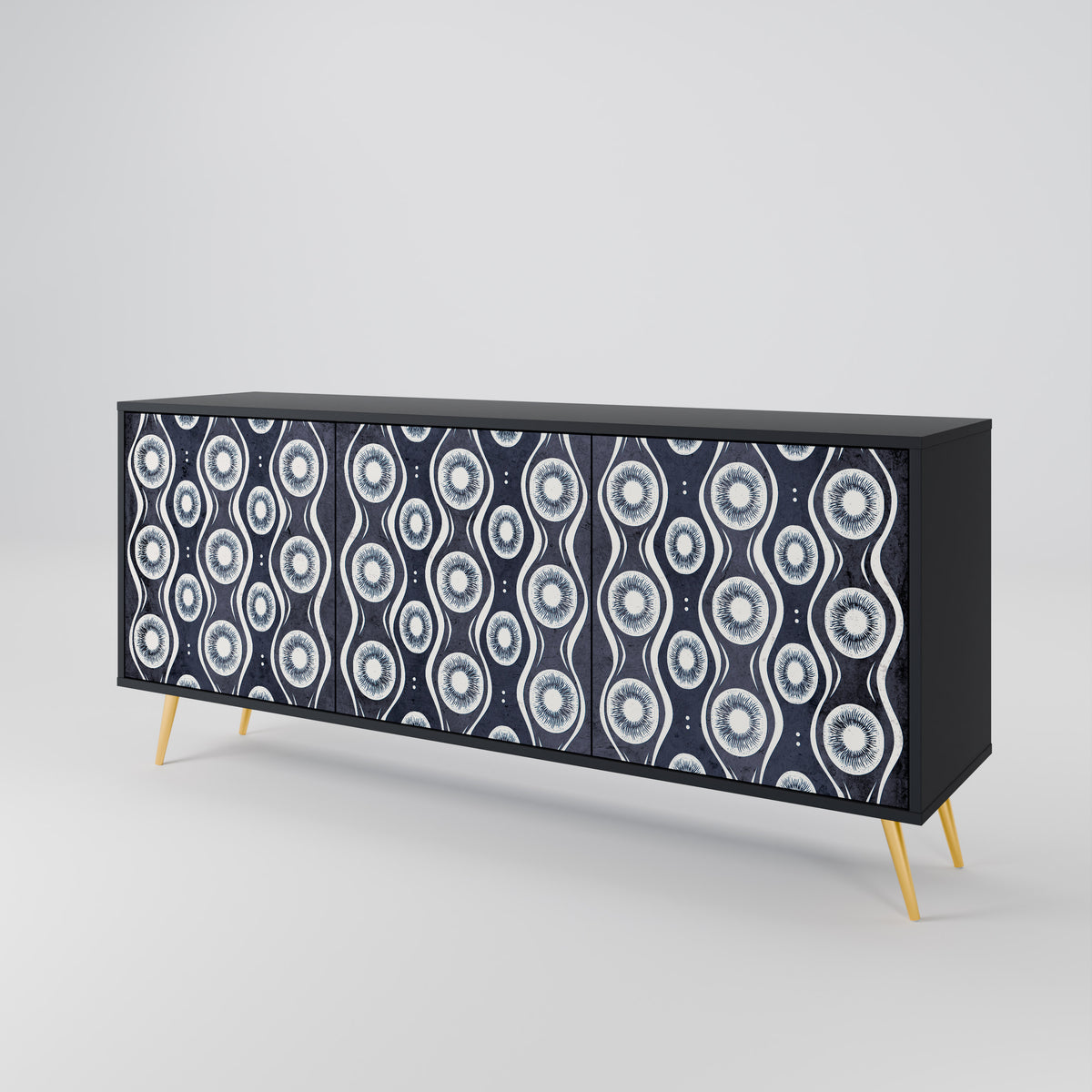 GRAPHITE EYES 3-Door Sideboard