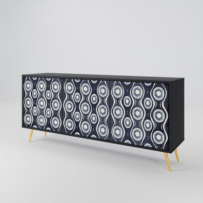 GRAPHITE EYES 3-Door Sideboard