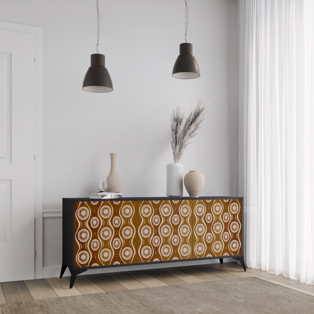 BROWN EYES 3-Door Sideboard