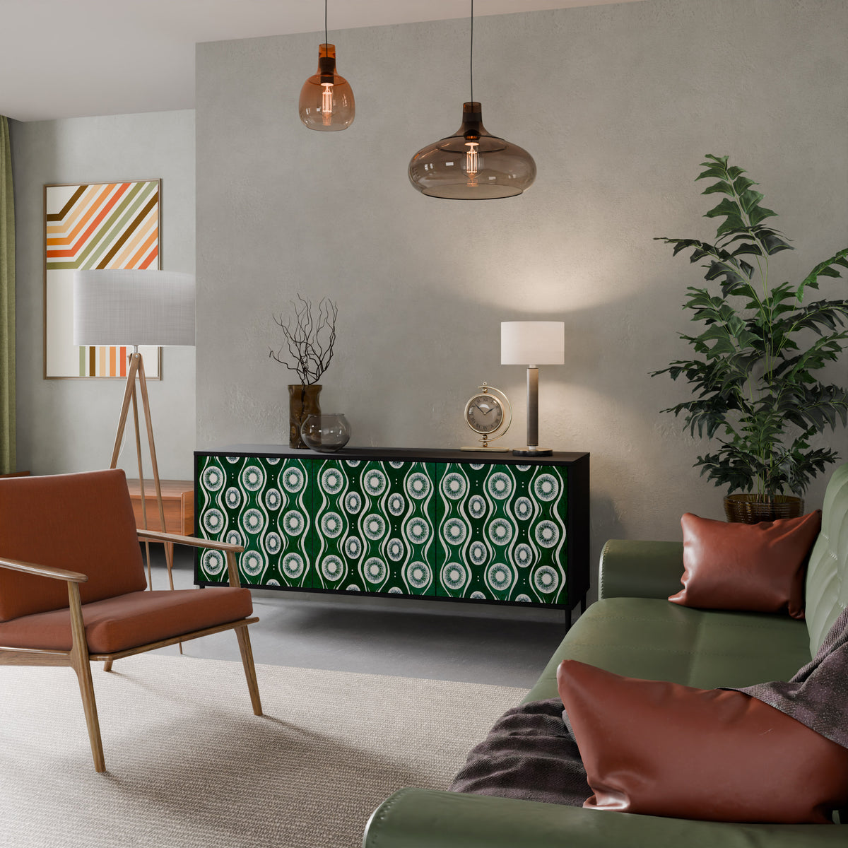 GREEN EYES 3-Door Sideboard
