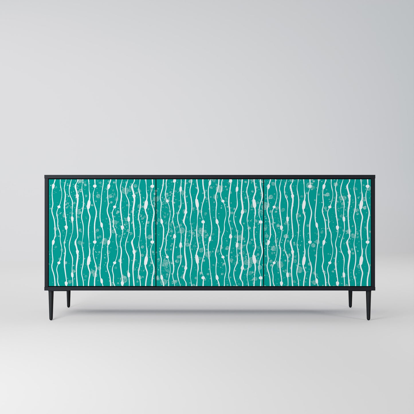 TURQUOISE RAIN 3-Door Sideboard