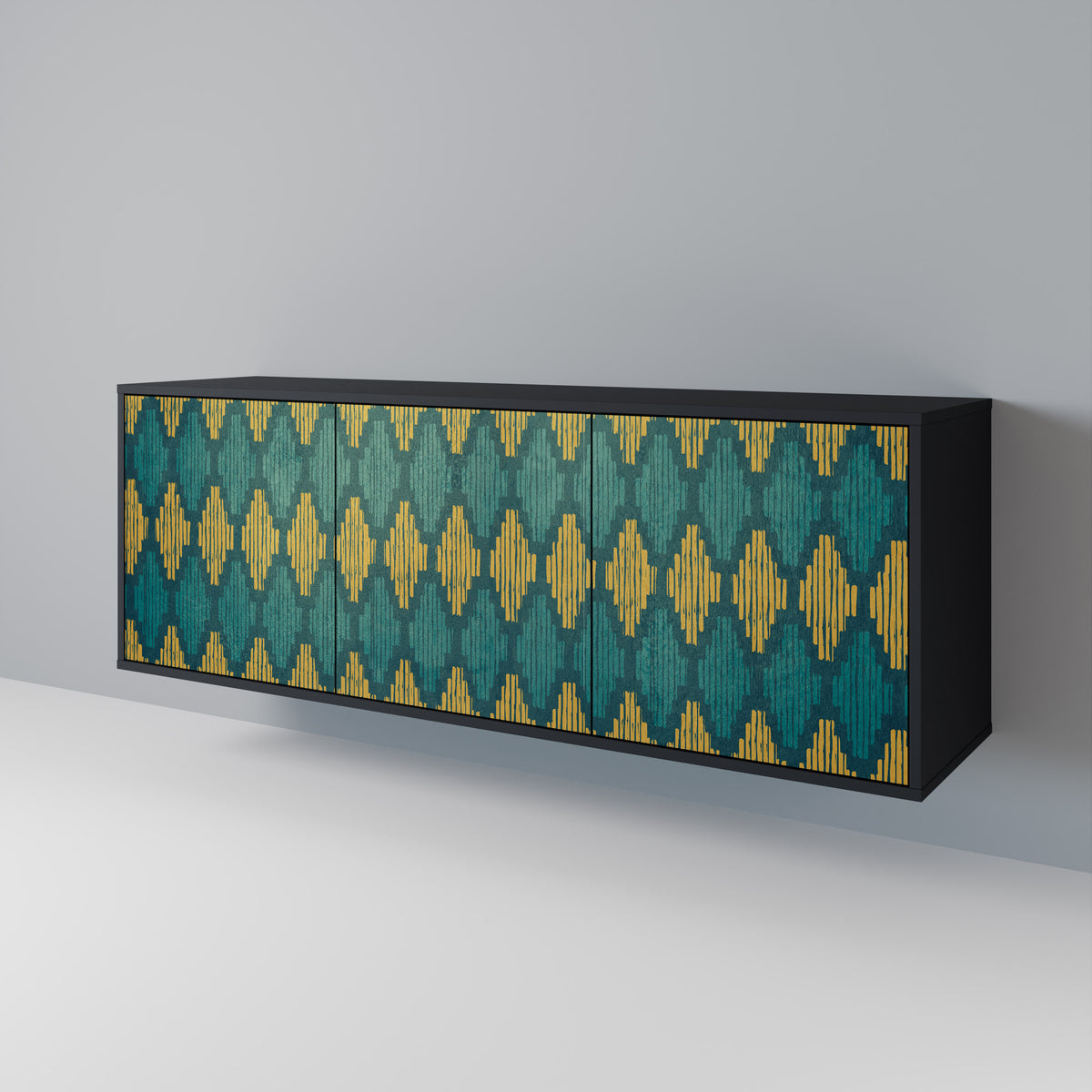 POLYGONS 3-Door Sideboard