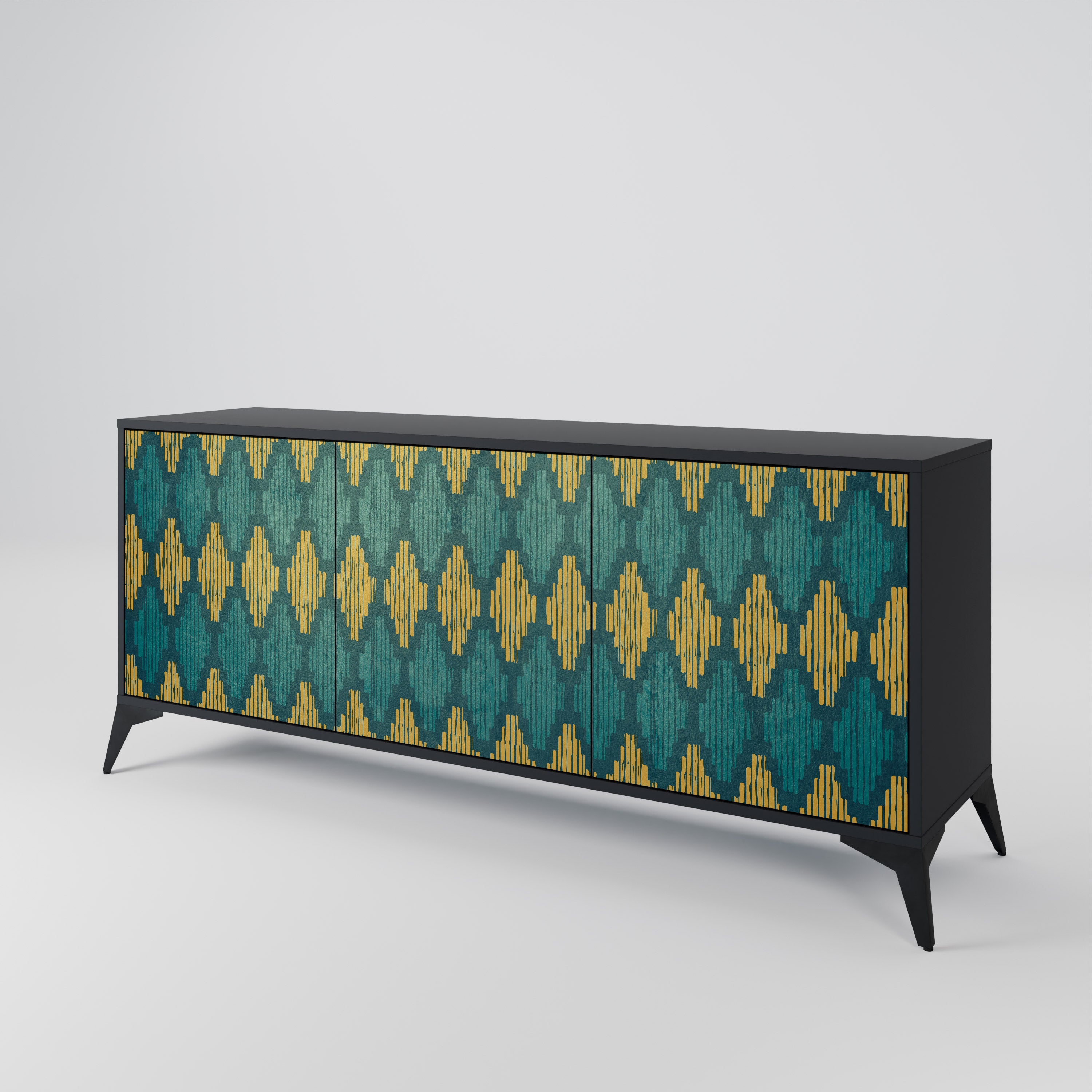 POLYGONS 3-Door Sideboard