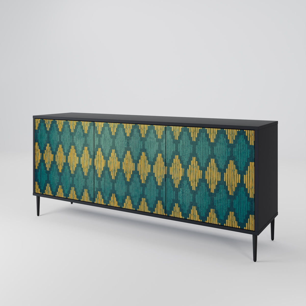 POLYGONS 3-Door Sideboard