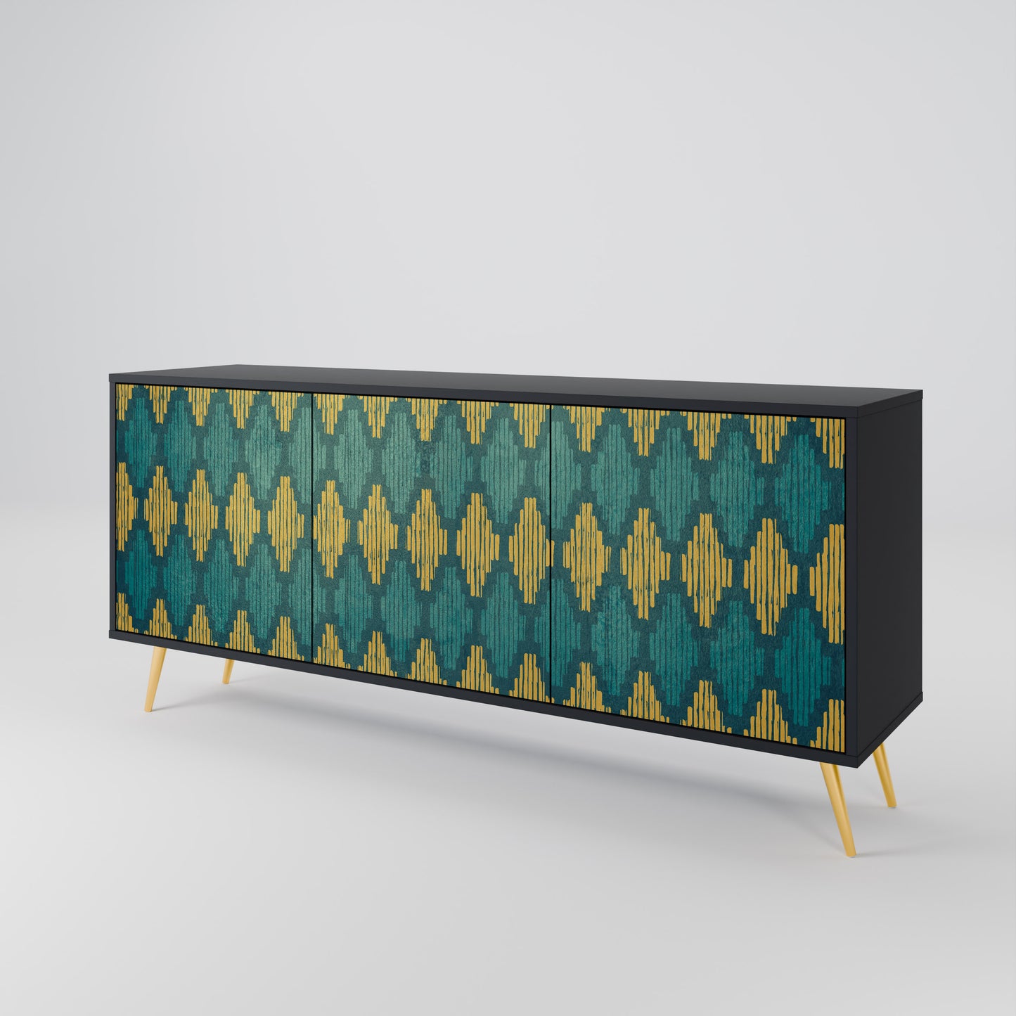 POLYGONS 3-Door Sideboard