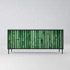 NATURAL GREEN 3-Door Sideboard