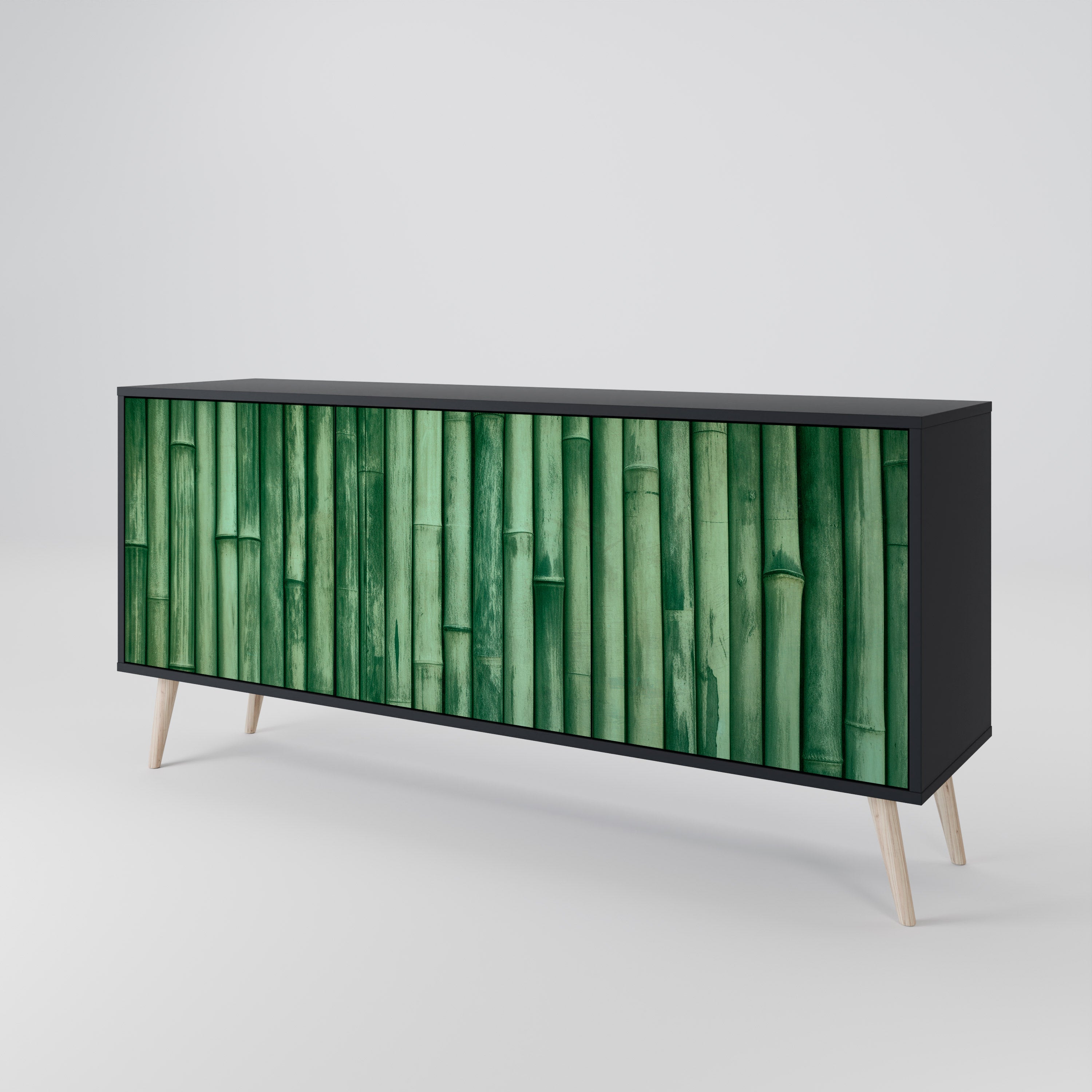 NATURAL GREEN 3-Door Sideboard