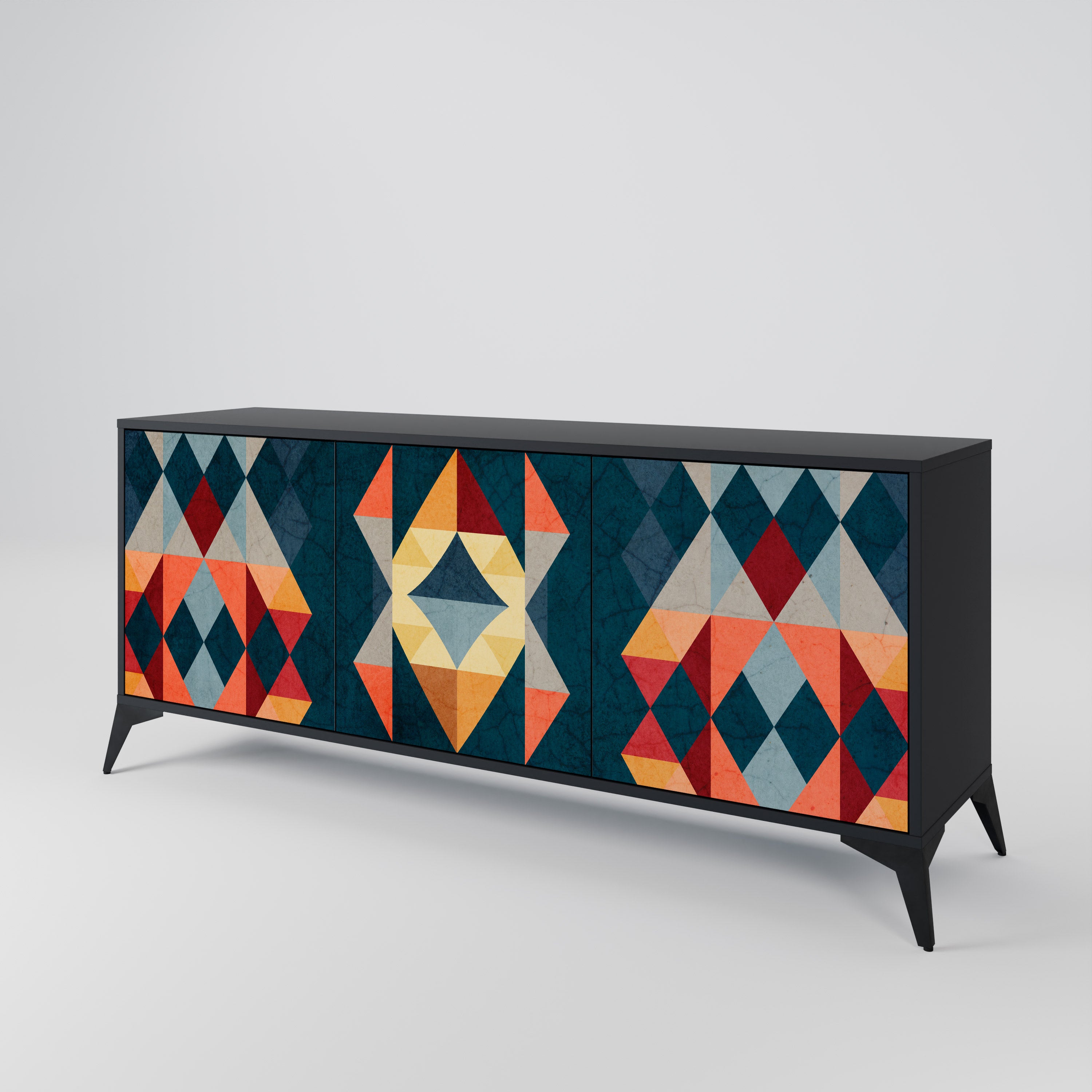 CRACKED ILLUSION 3-Door Sideboard