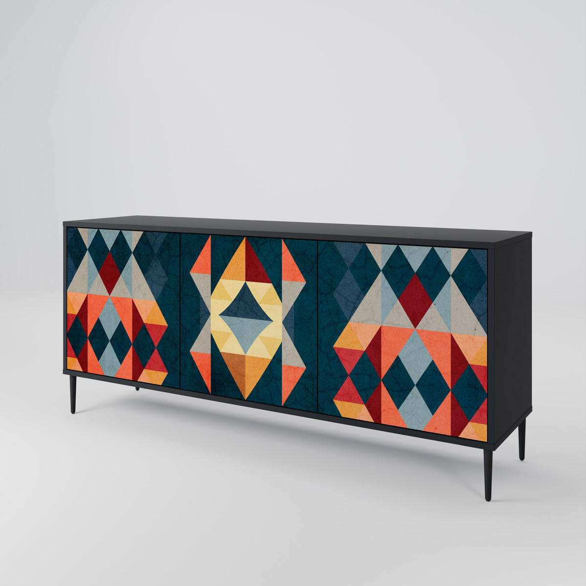 CRACKED ILLUSION 3-Door Sideboard