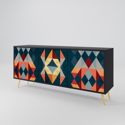 CRACKED ILLUSION 3-Door Sideboard