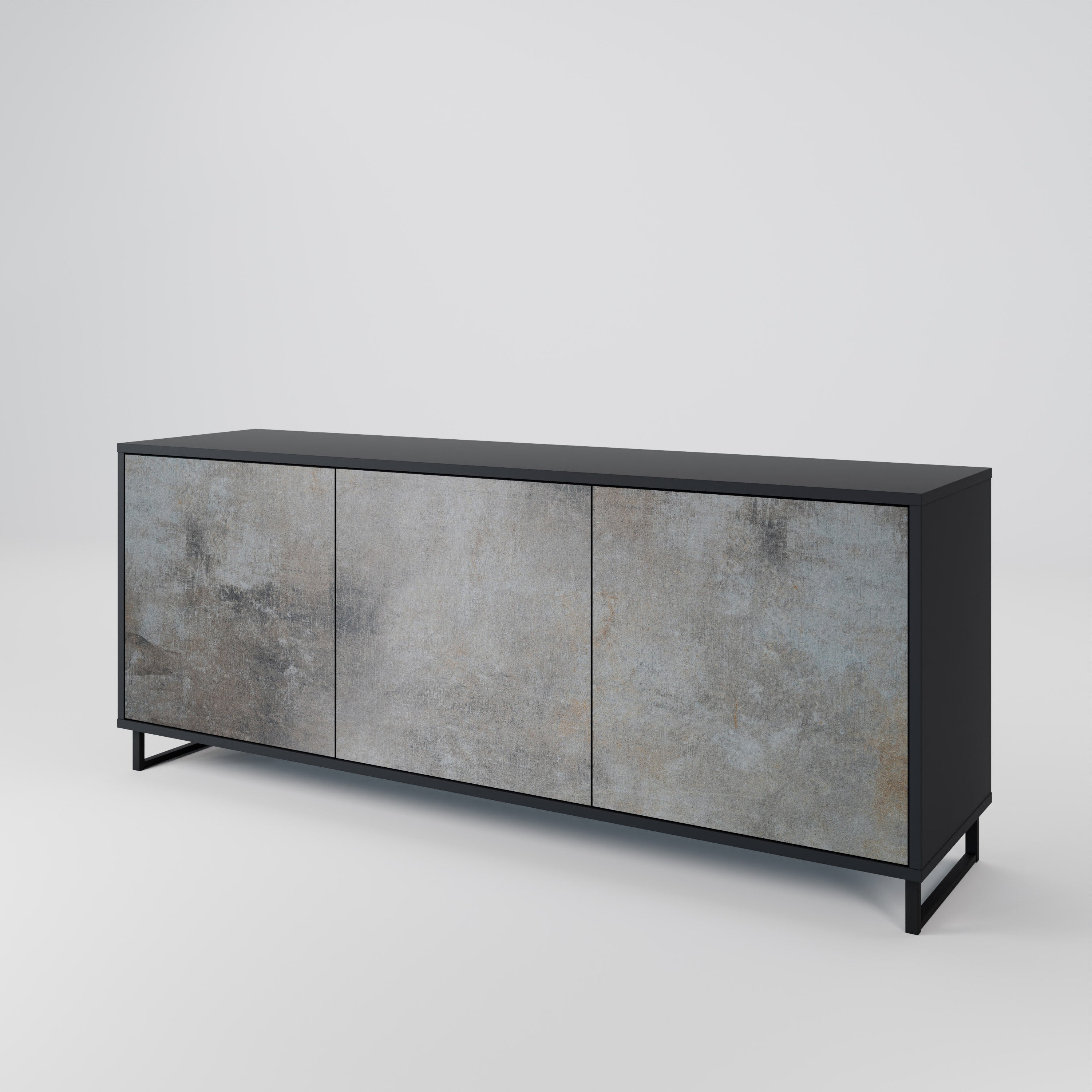 CONCRETE WALL 3-Door Sideboard