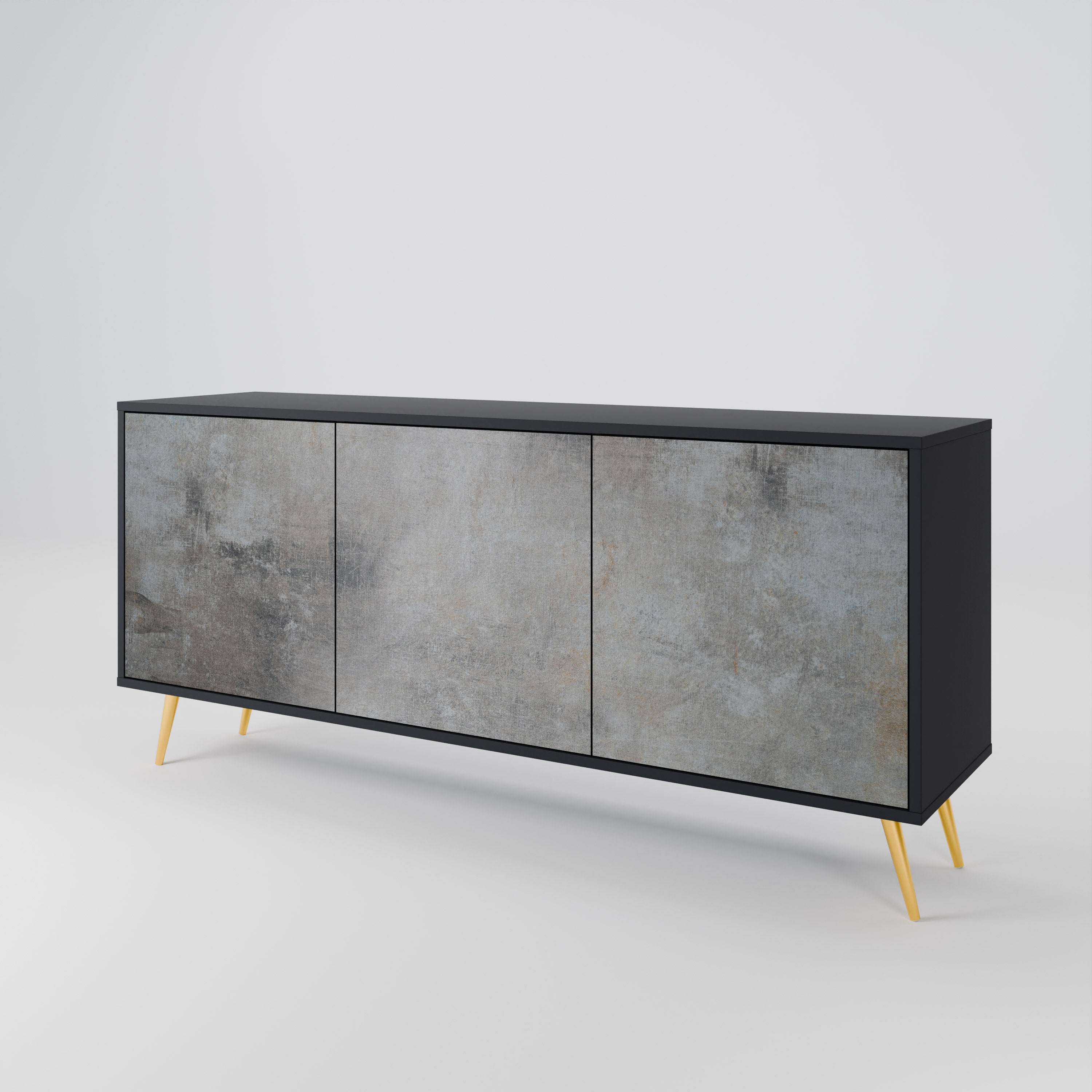 CONCRETE WALL 3-Door Sideboard
