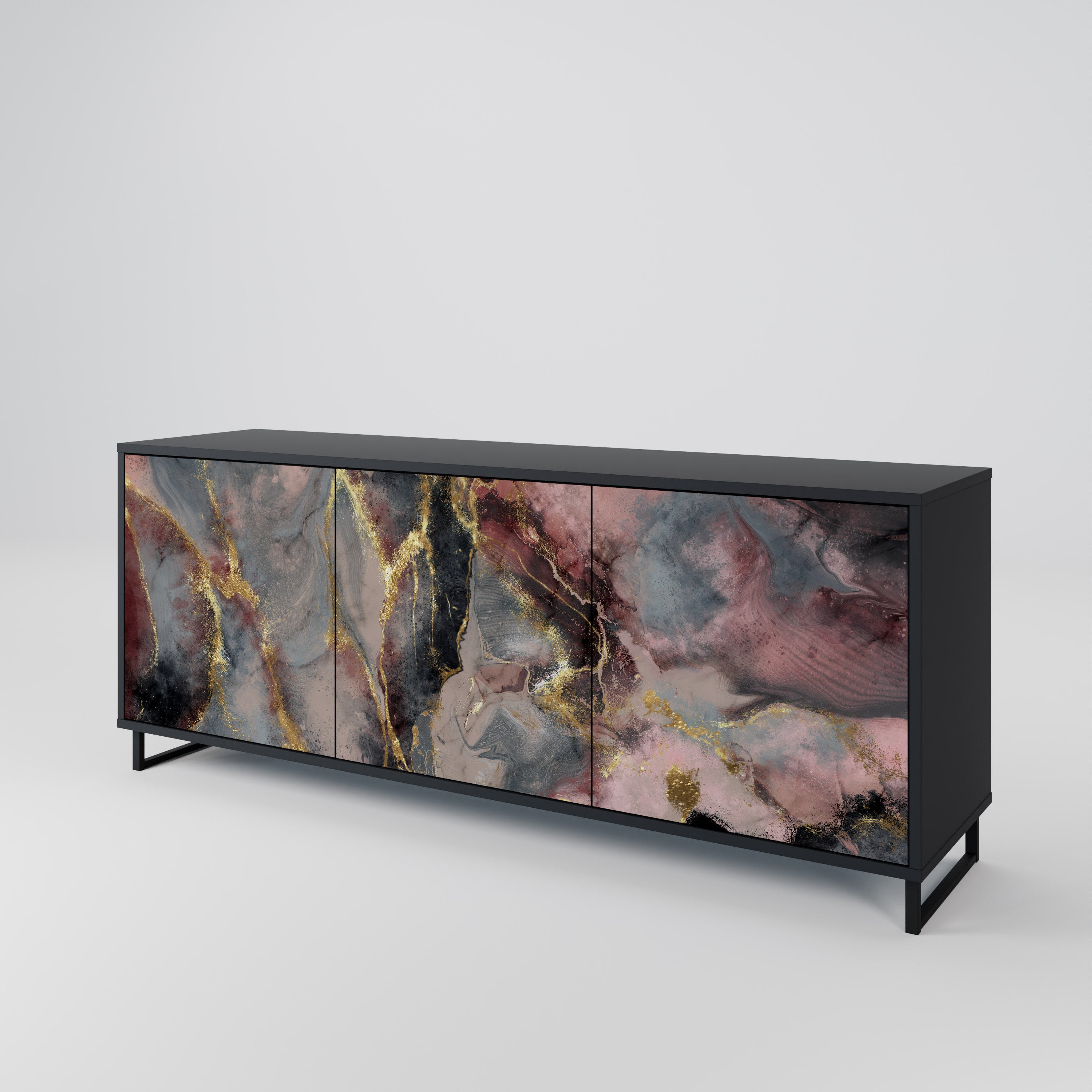 GOLDEN TIDES 3-Door Sideboard