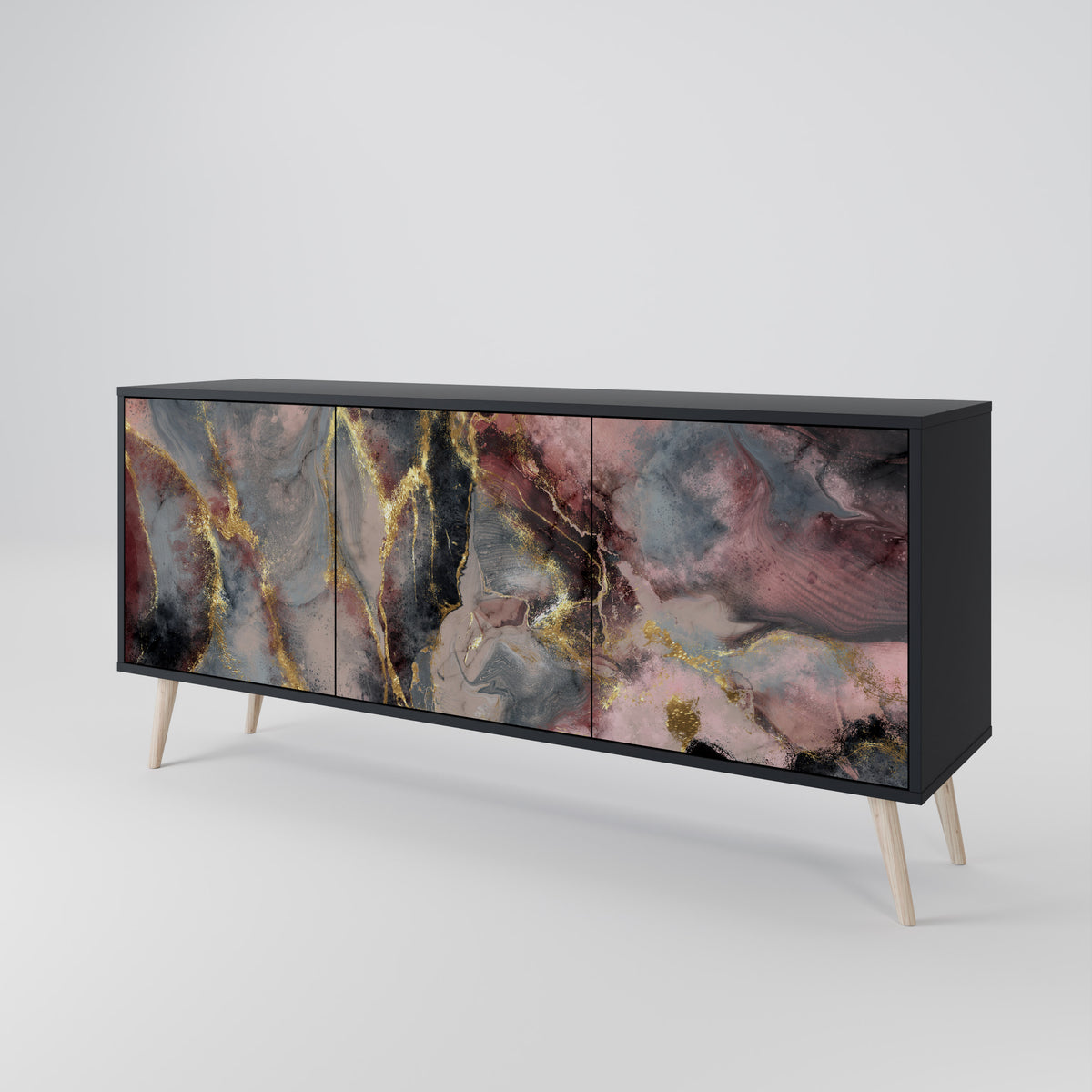 GOLDEN TIDES 3-Door Sideboard