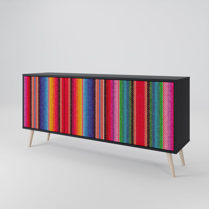 ETHNIC MEXICAN 3-Door Sideboard