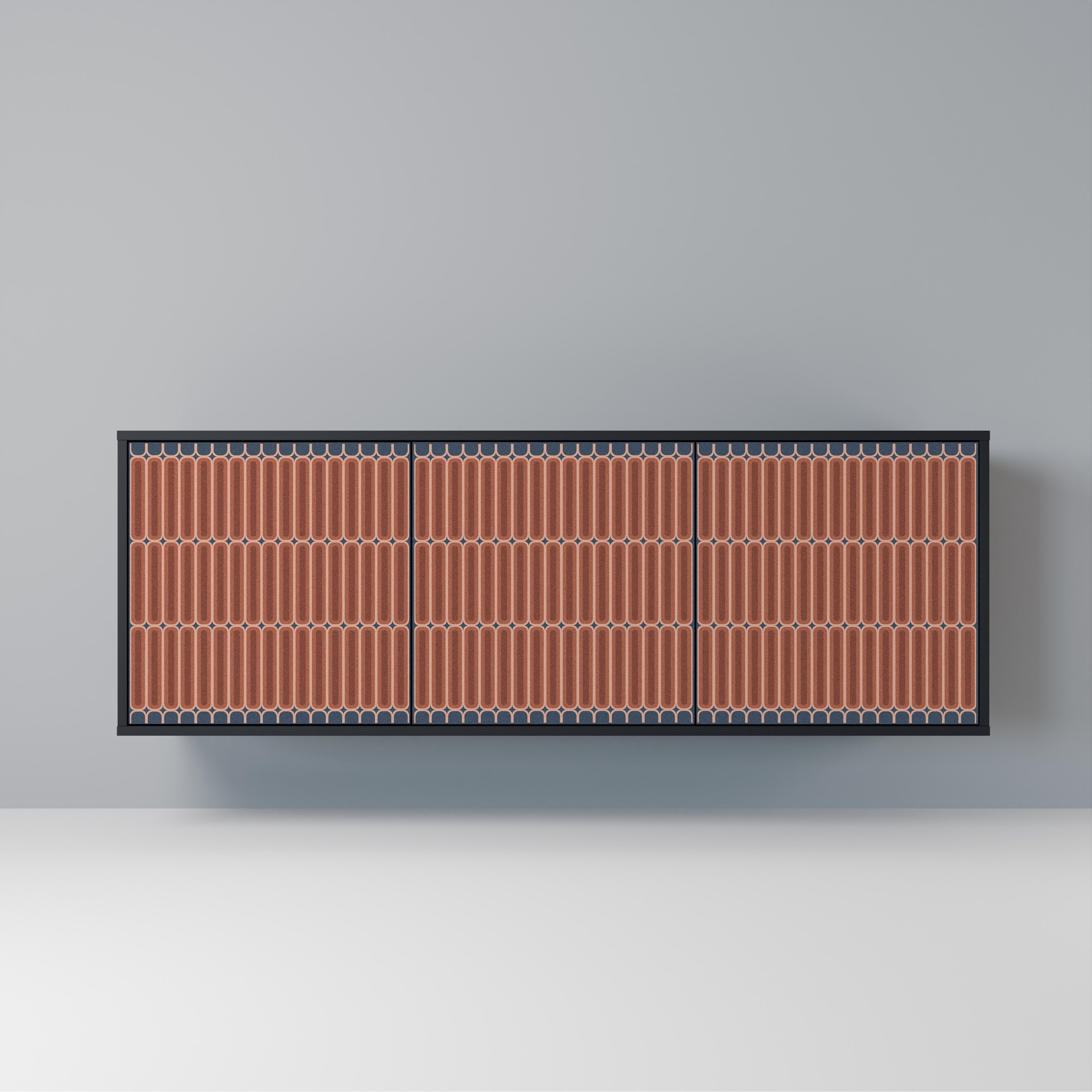 Buffet 3 portes HYPNOTIC GATE finition noire