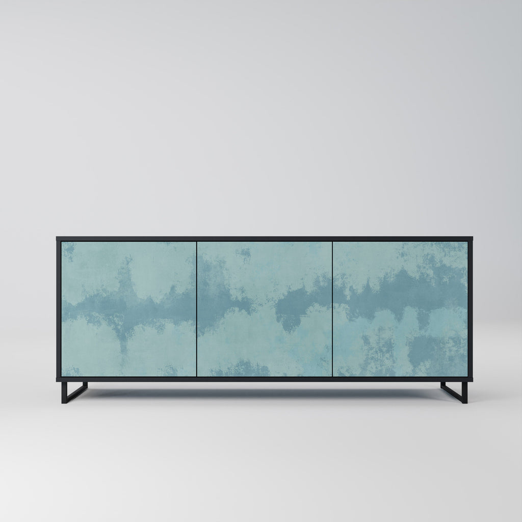 Buffet 3 portes SKY WASH finition noire