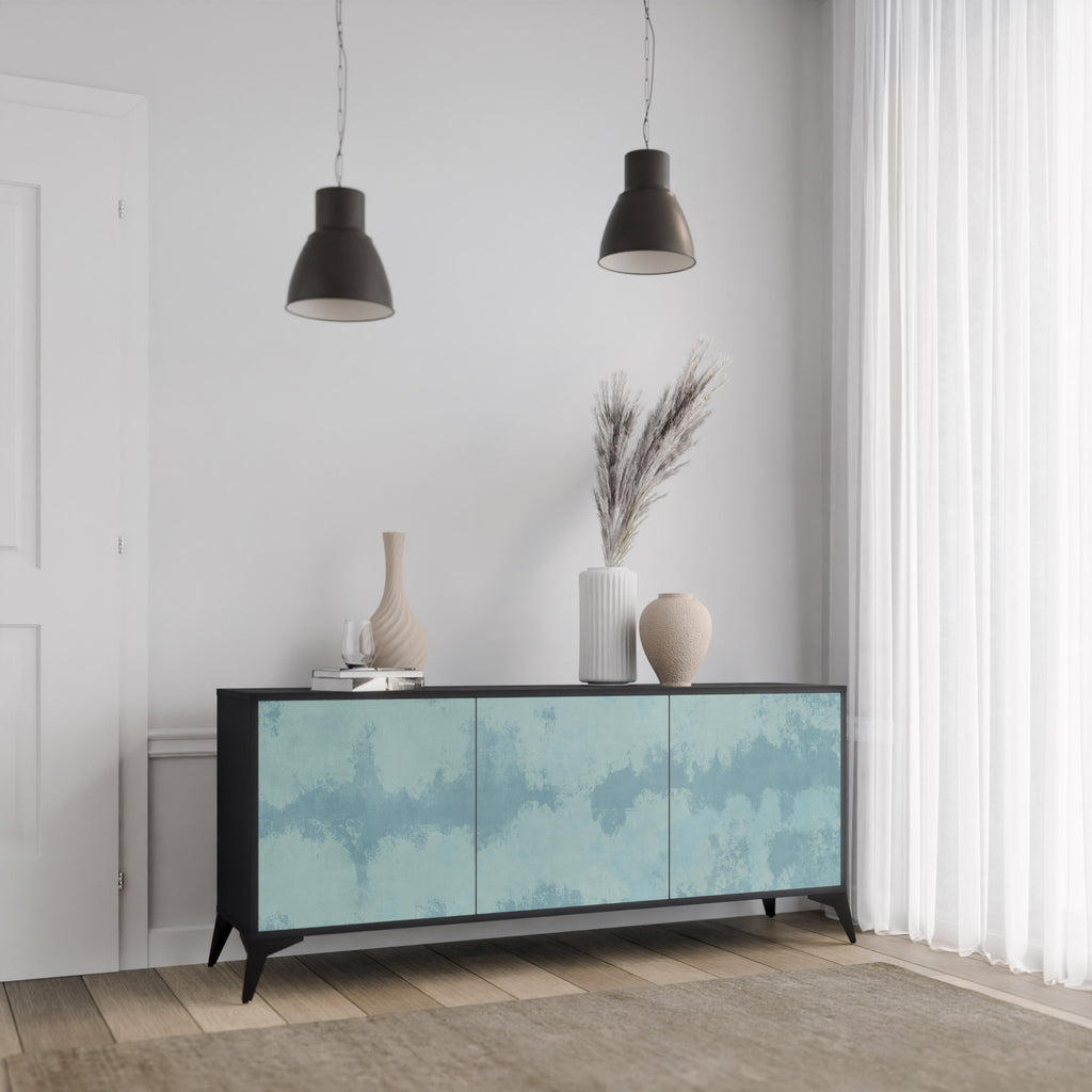 Buffet 3 portes SKY WASH finition noire