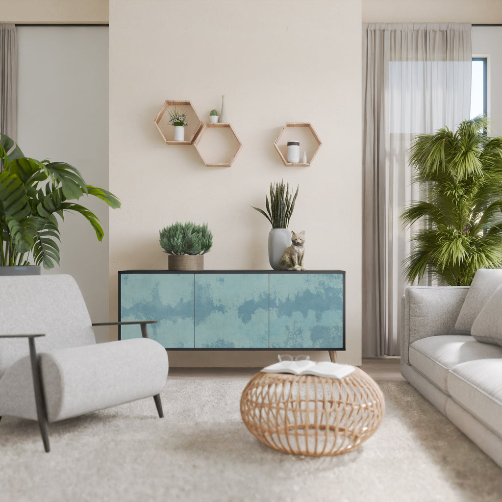 Buffet 3 portes SKY WASH finition noire