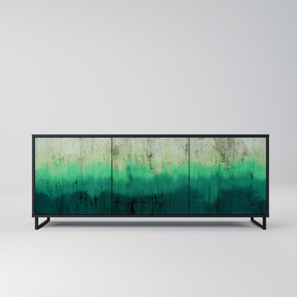 Buffet 3 portes NORTHERN LIGHTS finition noire