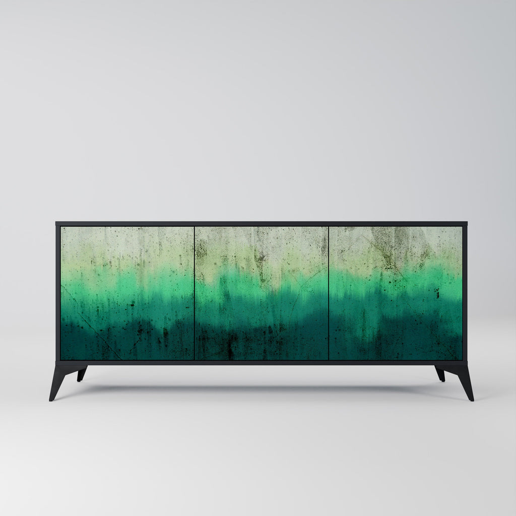 Buffet 3 portes NORTHERN LIGHTS finition noire